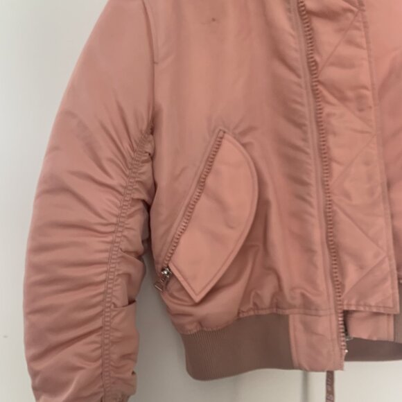 Acne Studios Bomber Jacket Dusty Rose Pink - Picture 9 of 12